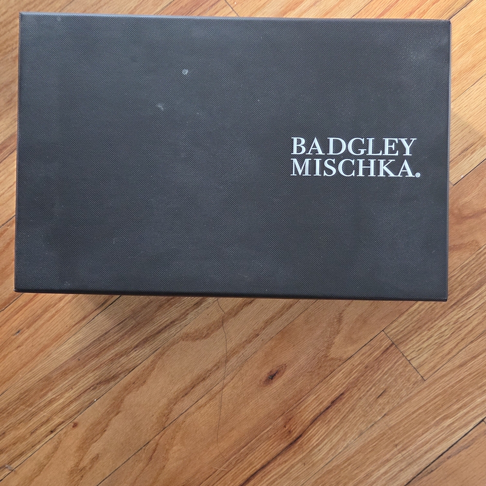 🆕️Badgley Mischka Crystal Embellished Heels - Cream and Silver - Picture 4 of 8